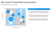 Simple Growth BCG Matrix PowerPoint Presentation Slide
